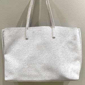 Aritzia Auxiliary Real Leather Large Tote Bag